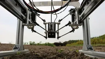 Исследователи выяснили, что синие диодные лазеры эффективнее инфракрасных при работе агророботов